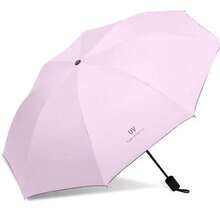 1pc Windproof Rainproof Umbrella - Water-Resistant Spring Polyester Fabric, Basic Minimalist Style, Durable Steel Frame, Plastic Handle, Automatic Sun Protection Personalized Umbrella - Multicolor - View 10