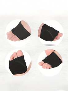 2pcs Unisex Thick Forefoot Pad Breathable Insole Cushion Anti-Slip Soft Anti-Friction Inserts - Multicolor - View 7