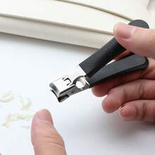 New Stainless Steel Nail Toenails Clippers Cutter With Anti-Splash Cover Sharp Trimmer Pedicure Care Professional Nail File - Multicolor - View 2