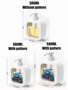 Bình đựng đồ dùng phòng tắm sáng tạo với hình ảnh cây thủy sinh và cá nhiều màu sắc ngộ nghĩnh, thích hợp cho phòng tắm, nhà bếp và bồn rửa, tuyệt vời để đựng xà phòng rửa tay, sữa tắm, kem dưỡng da và các phụ kiện phòng tắm khác. - Nhiều màu - Xem 8