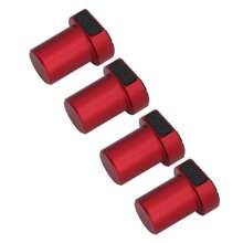 ASDF-4PCS 20mm Bench Dogs Aluminum Alloy Table Stop with Non Slip Pad Woodworking Bench Hole Limit Block for Universal Woodworking Tables Red Anodized Finish for Oxidation Resistance - como en la foto - Ver 6