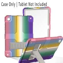 1 Piece, Tab A11+/A9+ Plus 11-Inch 2026/2024 Protective Case, Black, Shockproof And Drop-Resistant, Durable And Sturdy, High-Strength Impact-Resistant Shell/Case - Light Purple + - Rainbow Colors + - View 9