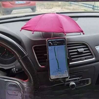 1pc Mini Colorful Metal Umbrella Set, Garden Decor Mini Umbrella, Micro Landscape Decoration, Patio Garden Sun Shade Umbrella, Plant Sun Protection Umbrella, Car Phone Sun Shade, Dollhouse Decor, Car Accessories, UV Protection & Creative Style, Suitable For Outdoor Camping, Car Mount, Phone Holder, Live Streaming, Beach, Cycling Accessories, Outdoor Tools, DIY Micro Landscape Decor, Photography Props, Toy House Accessories, Gifts For Men/Women, Personalized Gifts