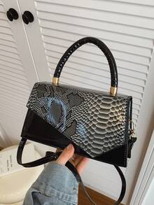 Casual Minimalist Small Square Bag, Fashionable Women's Shoulder Bag, New Stylish Crossbody Bag - Multicolor - View 2