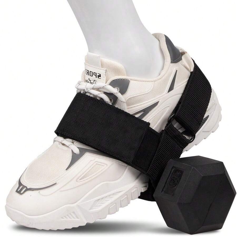 1pc Trainer Foot Strap Dumbbell Attachment Adjustable Weight Dumbbell Ankle Straps Workout Fitness Equipment - Multicolor - View 1