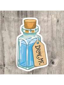 Drink Me Potion - Waterproof Sticker, Psychology Sticker, Psychology Drama Sticker, Sean And Gus Don't Try To Mess With Me Sean Sticker, Hand-Drawn Sticker, Graffiti Art Sticker - Multicolor - View 12