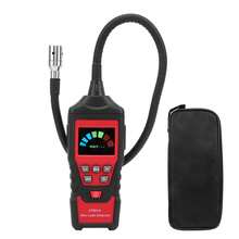 HT601A Portable LED Combustible Flammable Gas Detector Gas Leakage Tester Analyzer - Rojo - Ver 1