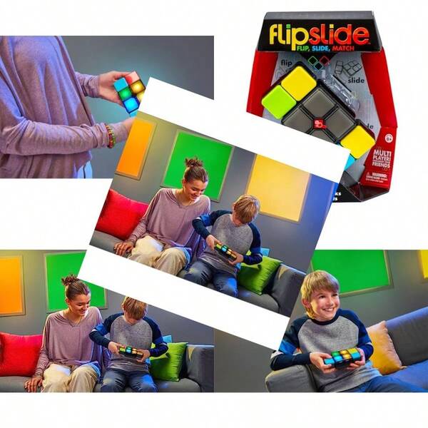 Juego Flipslide de Moose Games, juguete de rompecabezas manual de ritmo rápido, ideal como regalo de Navidad para adolescentes, lleno de diversión, para edades de 8 a 13 años