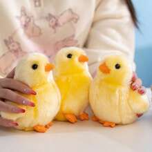 Búp bê gà con màu vàng dễ thương, mềm mại và thoải mái. Món quà hoàn hảo cho Lễ Phục Sinh, Lễ Tạ Ơn, sinh nhật trẻ em, cũng thích hợp để trang trí xe hơi hoặc nhà cửa cho bạn trai/bạn gái. - Nhiều màu - Xem 2