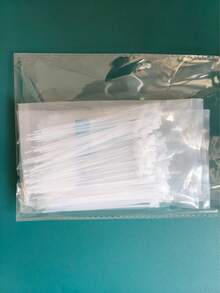 100/200pcs/Pack Multi-Color Self-Locking Nylon Tie Wraps, Garden Bundling Straps, Ratchet Design, Tighter The More Pulled, Strong Load Bearing, High Tensile Strength, Durable Self-Locking Plastic Ties, Suitable For Home, Garden, Garage, Workshop, Christmas, New Year, Back To School Decorations - White - View 22