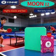 7pcs Galaxy & Moon Design Table Tennis Racket Rubbers | Professional Reverse Pimples Rubber | High Elasticity Speed Type Offensive & Defensive Training Table Tennis Rubber - Multicolor - View 6