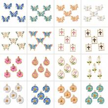 1个彩色不锈钢滴油多形状吊坠,DIY珠宝制作,手工串珠材料,工艺配件 - diy - 查看 8