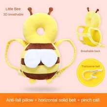 Baby Walking Headrest, Anti-Fall Pillow For Learning To Walk, Breathable Head Protection Pad, Bee Head Protection, Anti-Fall Cap - L YellowSounderRail - View 12