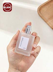 [Popular Choice] 1pc, 30ml Minimalist Style Perfume Refill Bottle, With Wooden Cap, Glass Material, Mist Sprayer, Suitable For Customized Perfume - Brown - View 2