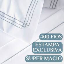 Queen Size Sheet Set Alicia 400 Thread Count Cotton Embroidered Luxury - White - View 3