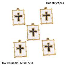 1个彩色不锈钢滴油多形状吊坠,DIY珠宝制作,手工串珠材料,工艺配件 - diy - 查看 18