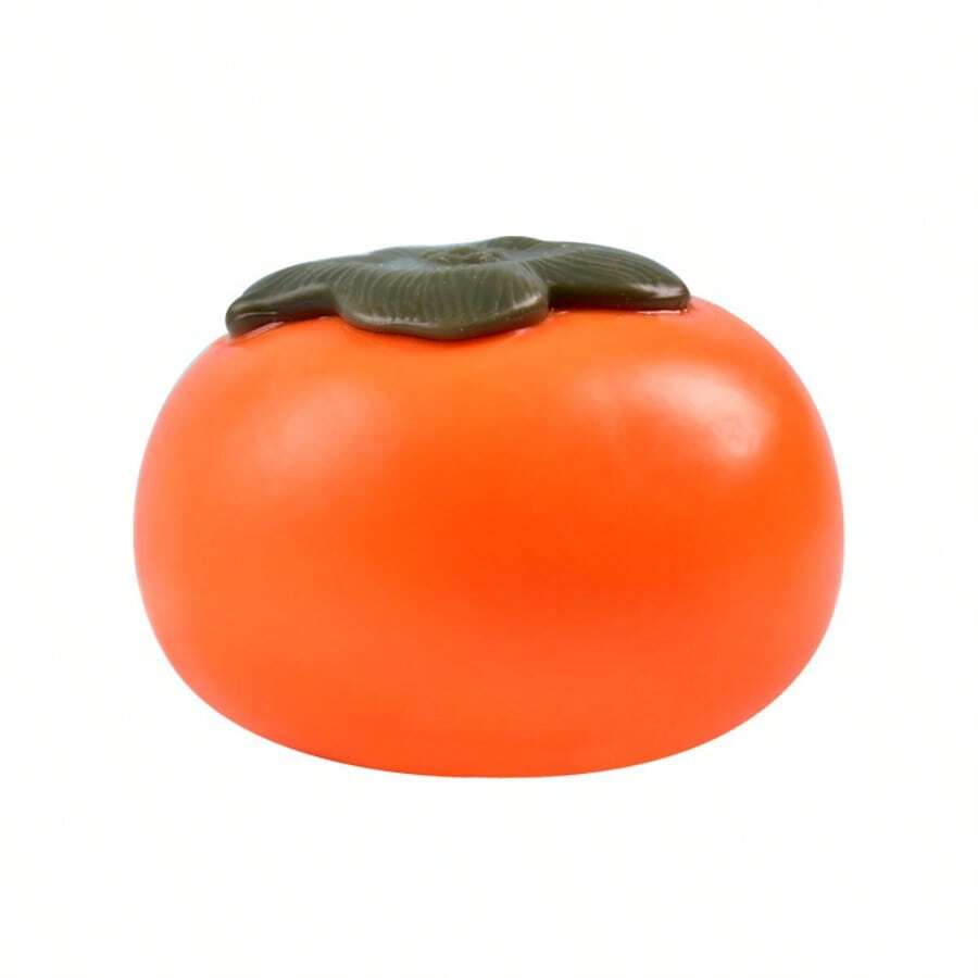 1个 - 2026新款创意逼真柿子慢回弹减压捏捏乐玩具，互动小玩意，送给朋友、生日、派对、男孩女孩的完美礼物 - 彩色 - 查看 1