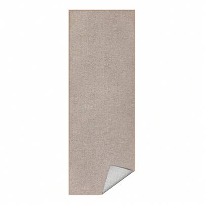  SONGMICS HOME Alfombra, 61 x 183 cm, Alfombra Antideslizante, Alfombra de Yute Sintético, Decoración del Hogar, Lavable a Máquina, para Salón, Dormitorio Comedor, Marrón Camello
