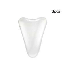 1片装硅胶防凸垫，可重复使用，女性专用，无缝设计，适用于紧身裤、泳衣和瑜伽裤。 - 白色 - 查看 10