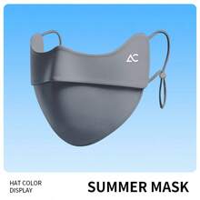 Women's Summer Cycling UV Protection Face Mask, Blocks UV Rays, Covers Eye Corners, Breathable Ice Silk Sun Protection Face Mask - Multicolor - View 13