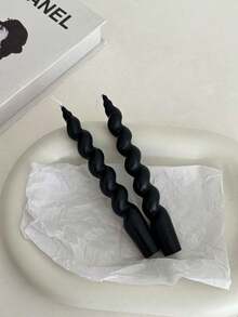 2pcs/Set-18cm Cute Twisted Long Stick Candle In The Ins Style Aromatic Scented Spiral Candle For Festivities And Parties Adds A Touch Of Warmth And Romance To Your Home! It Makes An Excellent Gift Choice And Is Suitable For Various Occasions: Birthdays, Mother's Day, Father's Day, Anniversary Gifts, Thanksgiving, And Valentine's Day - Multicolor - View 14
