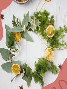 5/10/15pcs Metal Flower Rings, 8/12 Inch Dream Catcher Rings, Wedding Decor Floral Wreaths, Tabletop Center Pieces, Wall Hanging Crafts - Multicolor - View 8