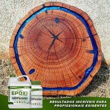 Resina Epóxi PETRAMIL ( Madeira de Baixa Espessura ) 10kg ¨Premium¨ UV e Anti-Blushing Cod.05 - cristal - Visão 3
