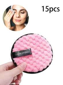 Reusable Facial Cleansing Sponge, Makeup Remover Sponge, Face Washing Tool, Makeup Sponge, Makeup Tools, Suitable For Facial Cleansing, Makeup Removal, Skincare, Body Wash, Gentle Care, Birthday Gift, Gift, Women's Gift, Mother's Gift, Foot Care, Cleaning Supplies, Back To School Essentials, Travel Essentials, Home Goods, Holiday Essentials, Summer - 彩色 - 查看 14