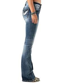 Denim Slim-Fit Stretch Micro-Flared Jeans - Hải quân - Xem 5