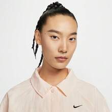 Nike 女士 AS W NSW OS 教练夹克 MOD 无帽梭织夹克 IF0213-103 - 淺粉色 - 查看 5