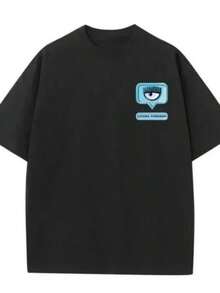 2026 Cool FerragniES Eyes C-Chiara Print T-Shirt Women's ClAsssic Loose T-Shirt Women's Clothing - Negro - Ver 1
