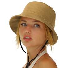 Unisex Bucket Hat, Summer Beach Sun Hat, Fashionable, UPF 50+ Sun Protection, Foldable Travel Beach Hat - A - View 9