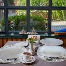 24/48 包，33 厘米餐垫，一次性餐垫，迪斯科球图案，适用于情人节、感恩节、生日派对、婚礼派对、新娘送礼会、晚宴、宴会、餐桌、野餐、咖啡馆和其他场合。 - 彩色 - 查看 7