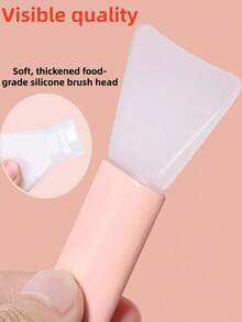 30支装硅胶面膜刷，柔软刷毛带刮片，多功能双用途泥膜刷，DIY面膜调理美容工具