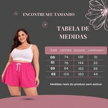 Women's Plus Size Comfortable Viscose/Lycra Knit Shorts - màu đen - Xem 4