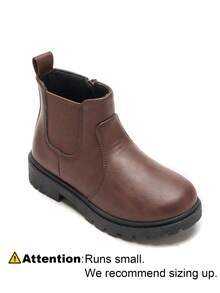 Children's Fashion Boots, Girls' Outdoor Boots, Boys' Hiking Boots - Brown - View 11