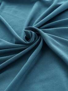 1件纯色牛奶丝弹力沙发套，现代四季通用全包式沙发套，宠物友好型可机洗沙发保护套，宠物友好型家居装饰，适用于单人、双人、三人、四人沙发 - 孔雀藍 - 查看 9