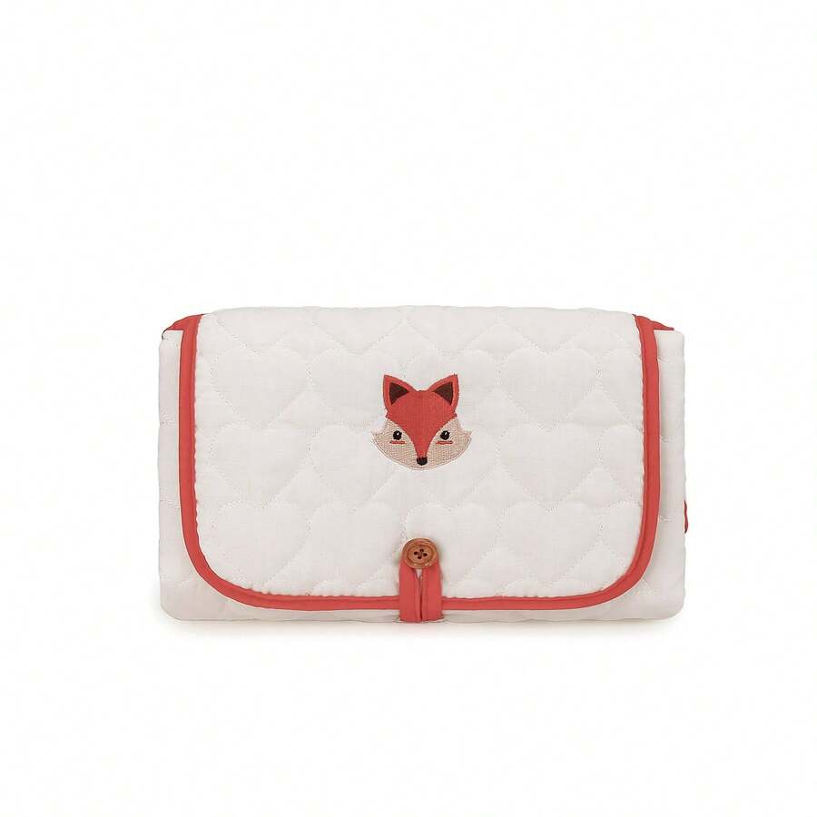 Materassino fasciatoio CPC, borsa da viaggio impermeabile per pannolini, elegante cuscino per seggiolino per neonati. - Rosso - Visualizzare 1