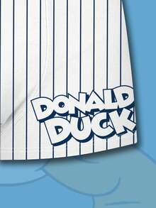 Disney Bóxer tipo brief para hombre con estampado 3D de Donald Duck a rayas, diseño de moda para uso diario y de descanso - Multicolor - Ver 5