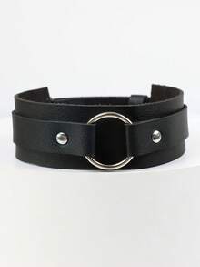 2PCS Fashion Men's Armband Arm Strap Arm Patch Harajuku Gothic Armband Adjustable Arm Patch Arm Strap Fashion Accessory - màu đen - Xem 3
