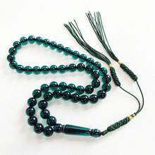 1pc High Quality Synthetic Amber/51 Beads Islamic Prayer Beads, Muslim Rosary - Beaded Bracelet - View 7