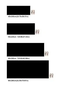 1pc Pink Rose Contrast Color "YOU LOOK GOOD" Doormat, Sweet Pink Rose Contrast With Inspiring English Phrase, Creates Energetic And Girly Atmosphere, Suitable For Bathroom, Bedroom Bedside And Other Scenes, Bathroom Mat, Bath Rug, Door Mat, Small Rug, Carpet, Doormat, Home Decor, Area Rug, Outdoor Mat, Area Carpet, Bedroom Carpet, Machine Washable Rug - Multicolor - View 5