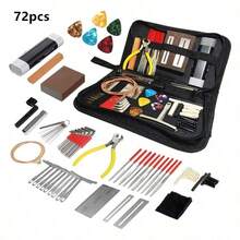 72Pcs Guitar Repair Tool Kit Professional Guitar Maintenance Tool Kit Guitar Accessories - Multicolor - View 1