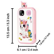 3-12 Years Old Kids High Definition Screen Life Recording Toy Phone, 32GB Memory Card Included, Built-In ABC Learning Function, Audio Player And Multiple Games, Ideal Gift For Parent-Child Gatherings - Multicolor - View 10