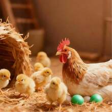 15 piezas - (7 esterillas de fibra y 8 huevos de madera), absorbente, antideslizante y fácil de limpiar para cama de aves de corral, se puede usar como material de anidación para gallinas y para ayudar en la puesta de huevos. - Marrón Mocha - Ver 4