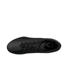 Adidas X CRAZYFAST .4 Round Toe Lace-Up TF (Gum Studs) Fabric Durable Soccer Shoes Unisex - Black - View 3