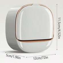 No Drill Wall Mounted Bathroom Soap Dish - Beige Drainage Soap Rack. Premium Wall Mounted Soap Holder With Drainage: Luxury Bathroom Soap Storage Rack - Multicolor - View 3