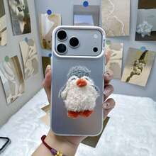 Wnter Plush Penguin Stand Phone Case Compatible With IPhone 14 Pro/17 Pro Max, 13/15 Pro Max/15 New 16 Pro Max, Suitable For Girls, 17/ Galaxy S24 Ultra/S24 Plus/S24/S23 Ultra/S23 Plus/S23/S22 Ultra/S22 Plus/S22/S21 Ultra/S21 Plus/S21 FE/S23 FE/S20 FE/S20 Ultra/S20 Plus/S20 FE, OPPO A5x/C1, 2 3 4 5 6 7 8 9/9 8 7 6 5 4 3 2 1, OPPO A1 2 3 4 5 6 7 8 9 9 8 7 6 5 4 3 2 1, Viewing Companion Phone Case - White - View 7