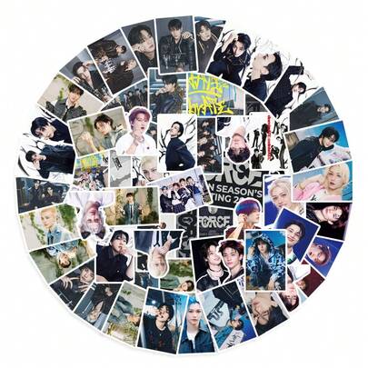 94pcs Stray Kids JAPAN SEASON'S GREETINGS FORCE Album & Songs Stickers, Kpop Fans Merchandise, DIY Personalized Idol Gift For Friends Birthday, Decorative Stickers, Party Supplies, Valentine's Day Gift, Collectibles