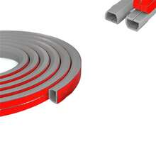 1卷2米/78.74英寸自粘式电缆套管 - 墙面和地面电缆管理系统，安装简便，隐蔽式电缆解决方案，简约电缆槽，柔性电缆盖 - 彩色 - 查看 15